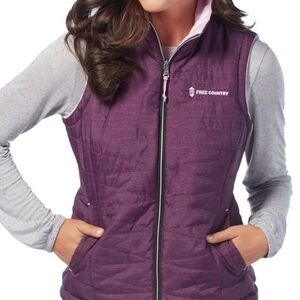 Free Country Women's Purple Vest